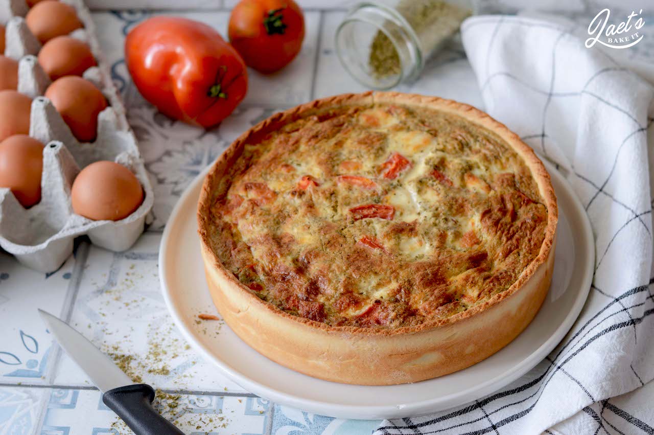 Quiche tomates mozzarella - Laet&amp;#39;s bake it